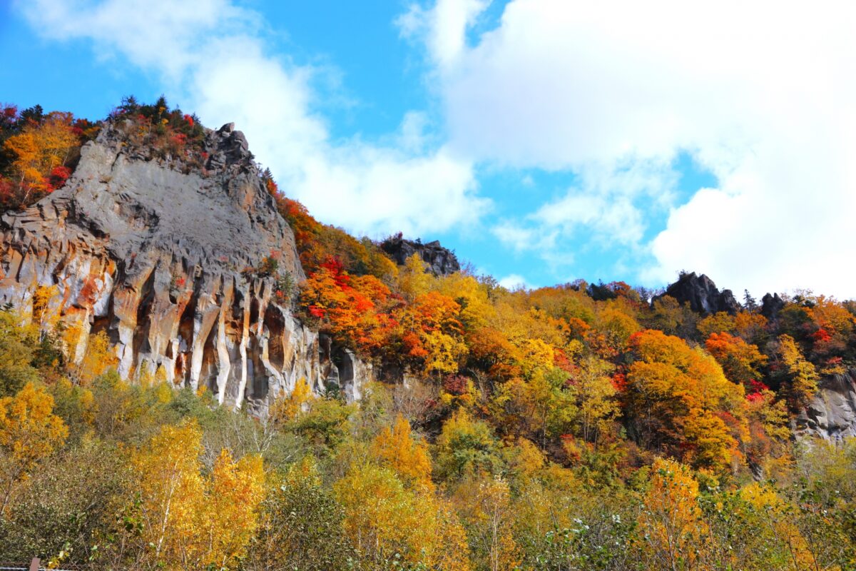 層雲峡の紅葉