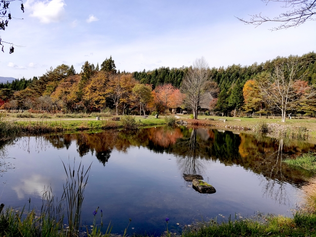 遠野ふるさと村の紅葉